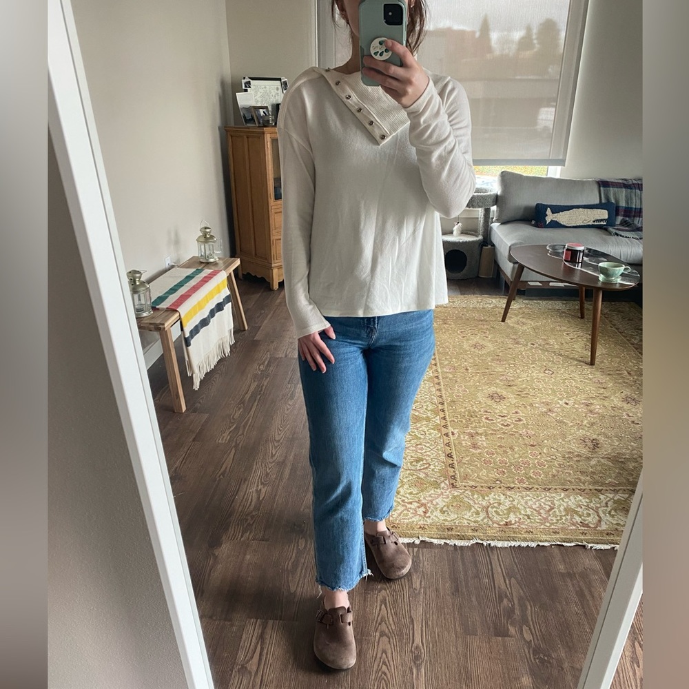 Michael stars evereve laurel snap turtleneck sweater